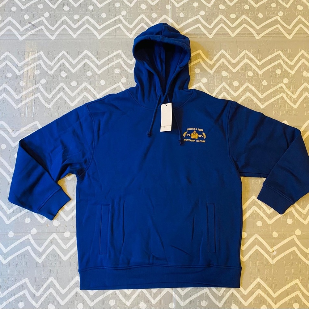 Scotch and soda vintage retro sweater hoodie XL